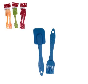 AGD/PĘDZEL+SZPATUŁKA SILIKONO. Kpl. 2szt. (80/800)