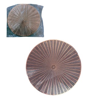 AGD/PODKŁADKA OKRĄGŁA śr.38cm AŻUR, MIEDŹ (12/300)