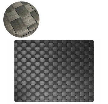 AGD/PODKŁADKA POD TALERZ PLECIONA CZARNA (1/150)