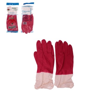 AGD/RĘKAWICZKI GOSPODA. LATEKS CZERWONE XL(12/300)