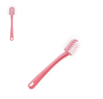 AGD/SZCZOTKA GOSP. DWUSTRONNA RÓŻ 21CM (300)