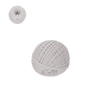 AGD/SZNUR BAWEŁNIANY BIAŁY "KŁĘBEK" 50g. (12/288)