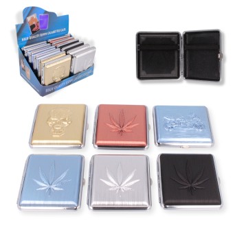 AKC/PAPIEROŚNICA MATAL wzór TŁOCZ.GRAFIKA (12/240)