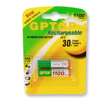 BAT/BATERIA AKUMULATO BL.2szt. AAA/LR1100mAh (10)