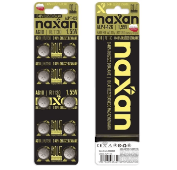 BAT/BATERIE ALKAICZNA AG10 Kpl.10szt. (20/1000)