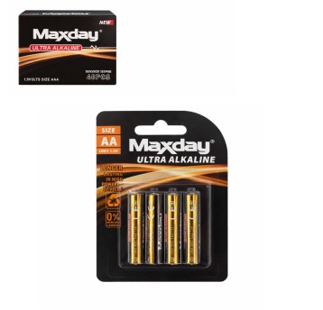 BAT/BATERIE ALKALICZNE "MAXDAY" AAA LR3 1sz(4/48)