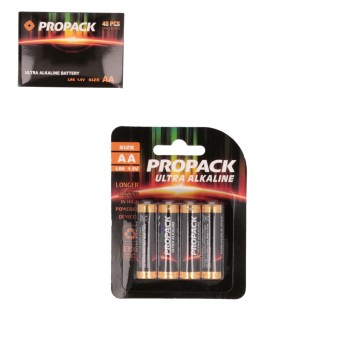 BAT/BATERIE ALKALICZNE "PROPACK" LR6 AA (4/40)