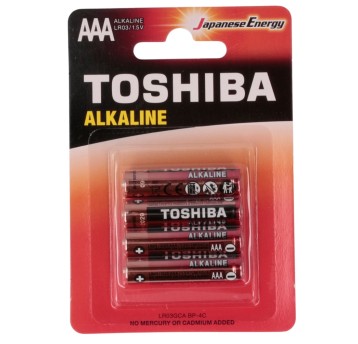 BAT/BATERIE ALKALICZNE "TOSHIBA" LR3/AAA(4/48)BR*