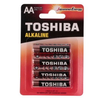 BAT/BATERIE ALKALICZNE "TOSHIBA" LR6/AA (4/48)BR*