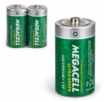 BAT/BATERIE MEGACELL R20 Cena 1szt. (2/24)
