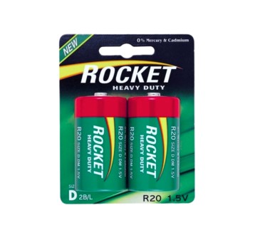 BAT/BATERIE ROCKET R20 1.5V Cena 1szt. (1/2)