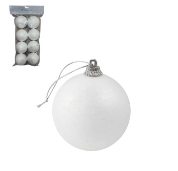 BOŻ/BOMBKA DO MALOWANI z ZAWIESZKĄ śr.7cm. *BR*