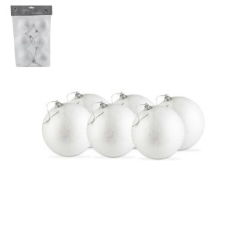 BOŻ/BOMBKA DO MALOWANIA kpl.6szt śr.8cm