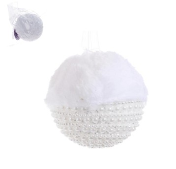 BOŻ/BOMBKA PLUSZOWA śr.8cm *BR*