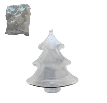 BOŻ/CHOINKA AKRYL TRANSPAR. PCV 9x11cm (1/240)