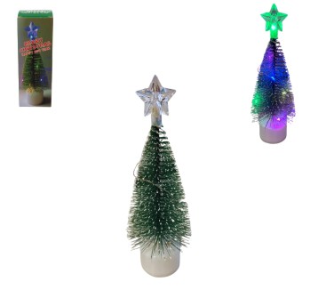 BOŻ/CHOINKA LED NA BATATERIE 16cm. (12/360)