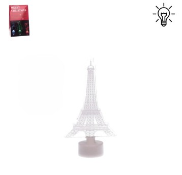 BOŻ/DEKORACJA LED PCV BATERIE wys.15cm wzór Wieża