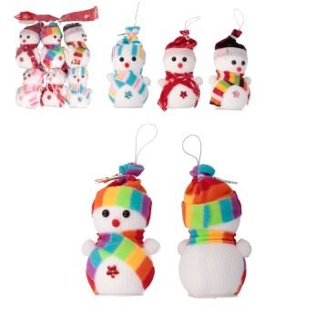 BOŻ/FIGURKA BAŁWANEK ZAWIESZKĄ Wys.13cm. (6/960)