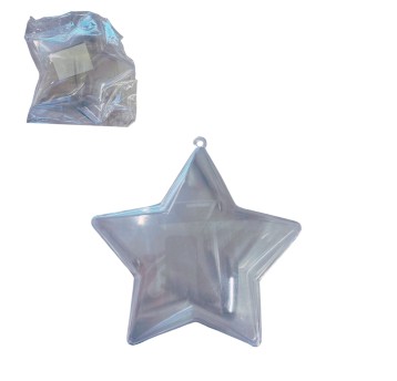 BOŻ/GWIAZDKA AKRYL TRANSPAR. PCV 10cm (150/300)