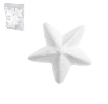 BOŻ/GWIAZDKA STEROPIANOWA kpl.4szt śr.9cm (400)*BR