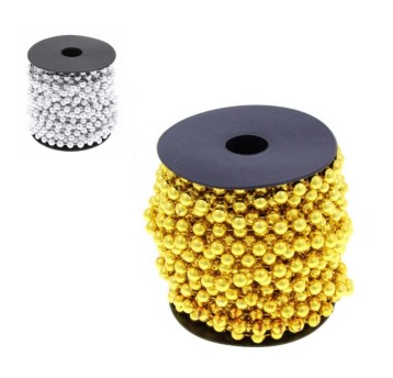 BOŻ/KORALIKI NA ROLCE MIX KOLORÓW dł.5m (180)