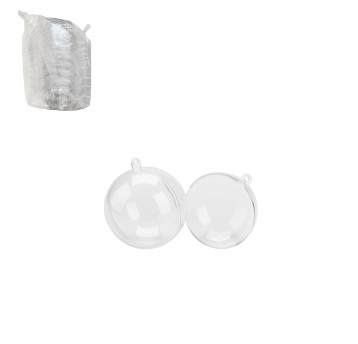 BOŻ/KULA, BOMBKA AKRYL TRANSPAR. 6cm (5/1000)