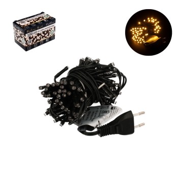 BOŻ/LAMPKI CHOINKOWE LED 100 Opak.CIEPŁA BIAŁA(24)