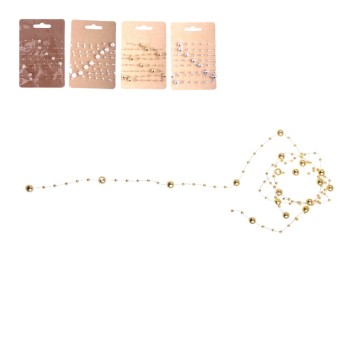 BOŻ/ŁAŃCUCH OZDOBNY MIX KOLORÓW dł.1,3m