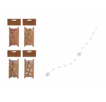 BOŻ/ŁAŃCUCH OZDOBNY NA SZARYM KARTONIKU(24)*BR*