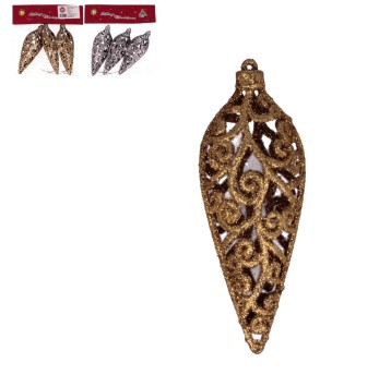 BOŻ/OZDOBA CHOINKOWA BOMBKA kpl.3szt (700) *BR*