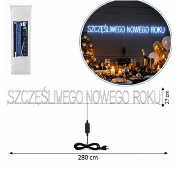 BOŻ/OZDOBA LED SZCZĘŚLIWEGO NOWEGO ROKU (6)