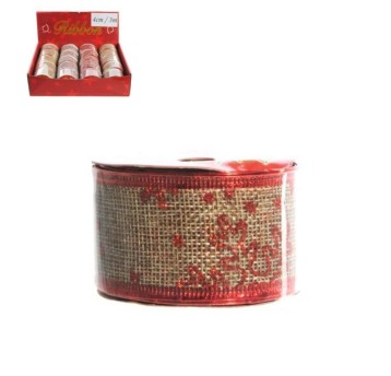 BOŻ/TAŚMA PREZENTOWA JUTA szer.4cm dł.270cm (20)