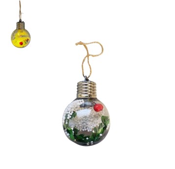 BOŻ/ZAWIESZA LED OKRGŁA śr.8 na BATERIE (1/600)