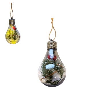 BOŻ/ZAWIESZA LED wzór ŻARÓWKA na BATERIE (1/288)