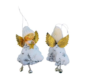 BOŻ/ZAWIESZKA B/N Z PLUSZU ANIOŁEK Z DZW.(12/1200)