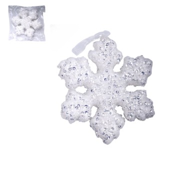 BOŻ/ZAWIESZKA GWIAZDA BIAŁA śr.15cm XM180041-2 *BR