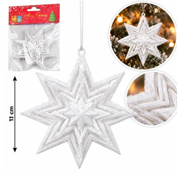 BOŻ/ZAWIESZKA GWIAZDA śr. 11cm *BR*