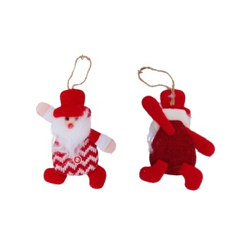 BOŻ/ZAWIESZKA ŚWIATECZNA PLUSZ 15x15cm.(12/1500)