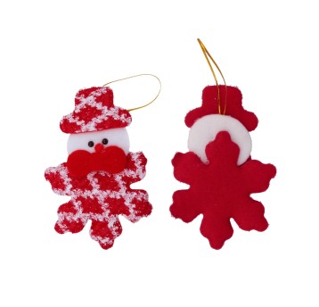 BOŻ/ZAWIESZKA ŚWIATECZNA PLUSZ 8x12cm. (12/2400)