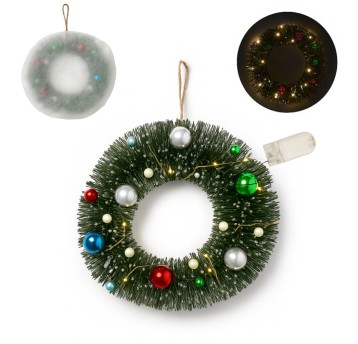 BOŻ/ZAWIESZKA śWIECĄCA LED na BATERIE 18cm (10)