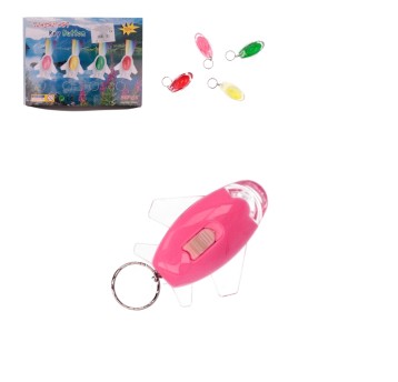 BRELOK do KLUCZY ŚWIECĄCY LED wzór SAMOLOT (36)