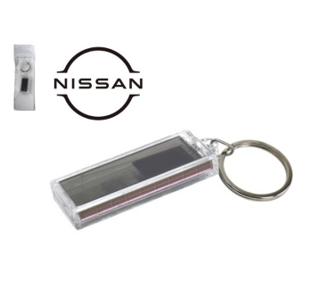 BRELOK SOLARNY wzór NISSAN dł.6,5cm (50)