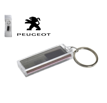 BRELOK SOLARNY wzór PEUGEOT dł.6,5cm (50)