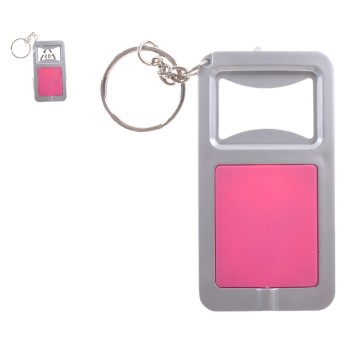 BRELOK Z OTWIERACZEM RÓŻOWY (48)