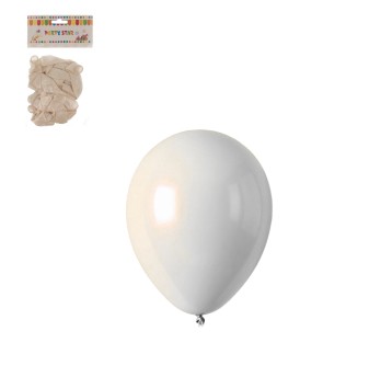 DEK/BALONY BIAŁE LATEKS op.25szt. 10cm. (12/600)
