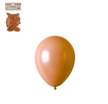 DEK/BALONY ZŁOTE op.25szt. 10cm. (12/600)
