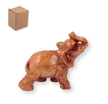 DEK/FIGURKA OZDOBNA SŁOŃ BRĄZOWY Wys.6cm (8/480)