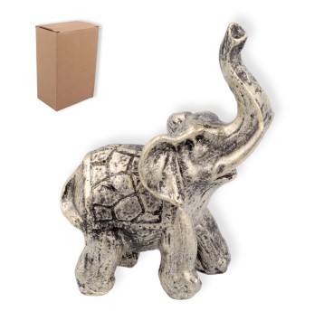 DEK/FIGURKA OZDOBNA SŁOŃ SR/ZŁ 12cm. (1/120)