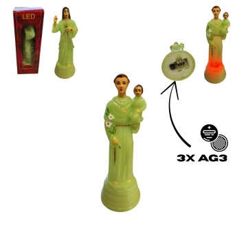 DEK/FIGURKA ŚWIĘTA FLUORESCENC. na BATERIE (500)