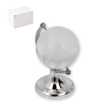 DEK/GLOBUS DEKOR. SZKŁO śr.4cm. NA STOJAKU (240)